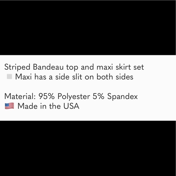 Striped Top and Maxi Skirt Set - Picture 5 of 6